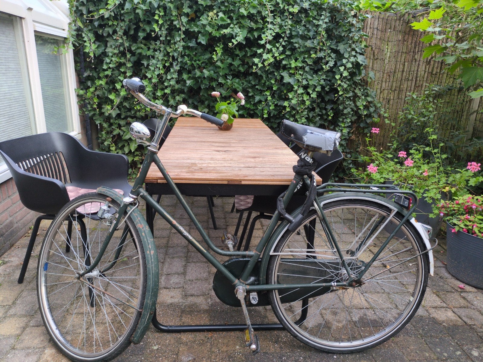 Vintage Fongers Damesfiets (1973) met nieuwe banden, Ophalen, Terugtraprem, Fongers