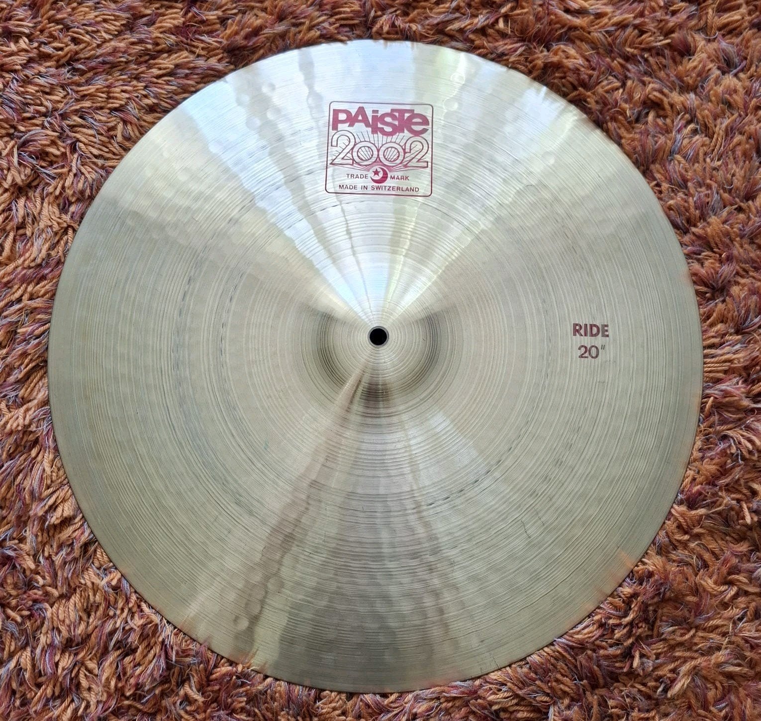Paiste 2002 Red Label 20" Ride bekken / cymbal, Muziek en Instrumenten, ., Drums of Percussie, Ophalen of Verzenden, Zo goed als nieuw