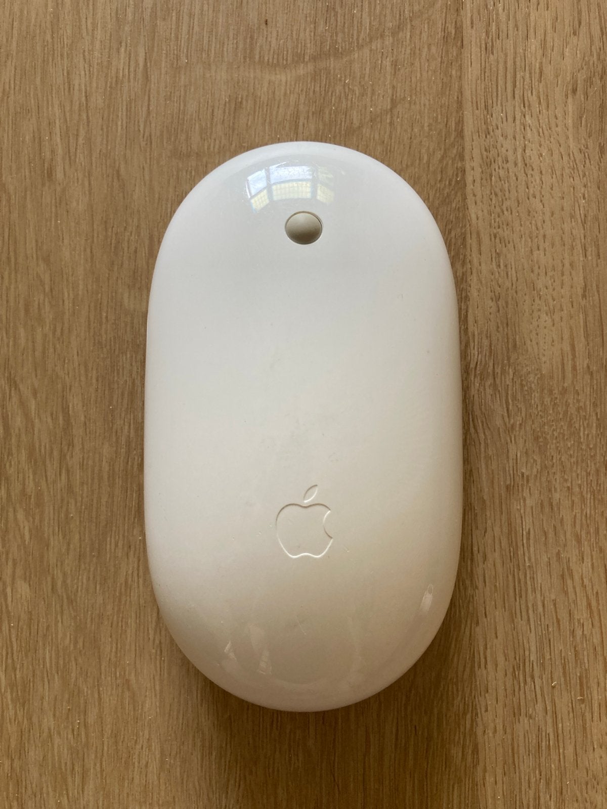 Apple Mighty Mouse A1197 Draadloze Muis, Computers en Software, Muizen, Ophalen, Gebruikt, Draadloos, Muis