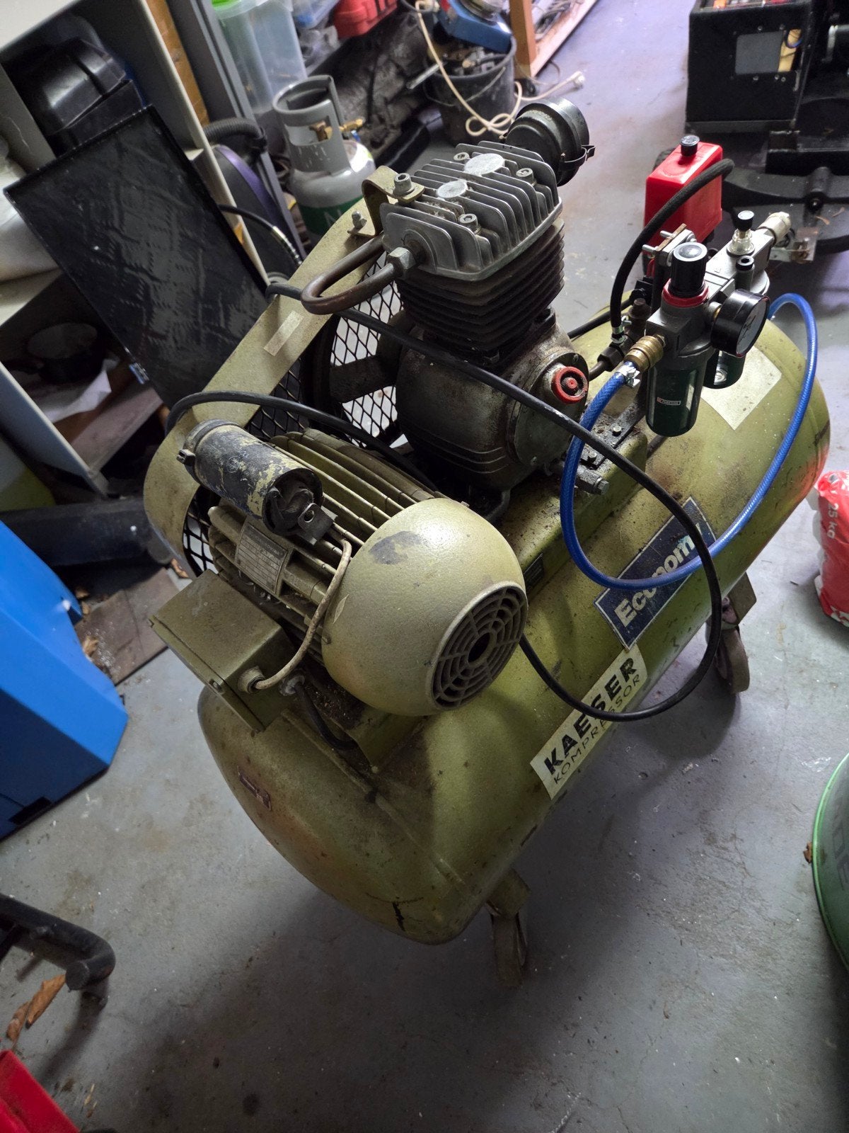 Kaeser Compressor 100L - Ouder Model, Goed Werkend, Ophalen