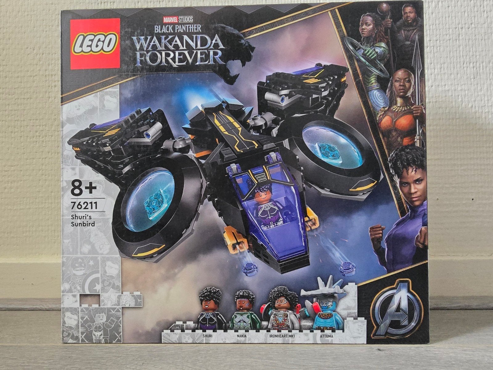 Marvel Lego Black Panther set 76211 Shuri's Sunbird nieuw, Ophalen of Verzenden, Nieuw