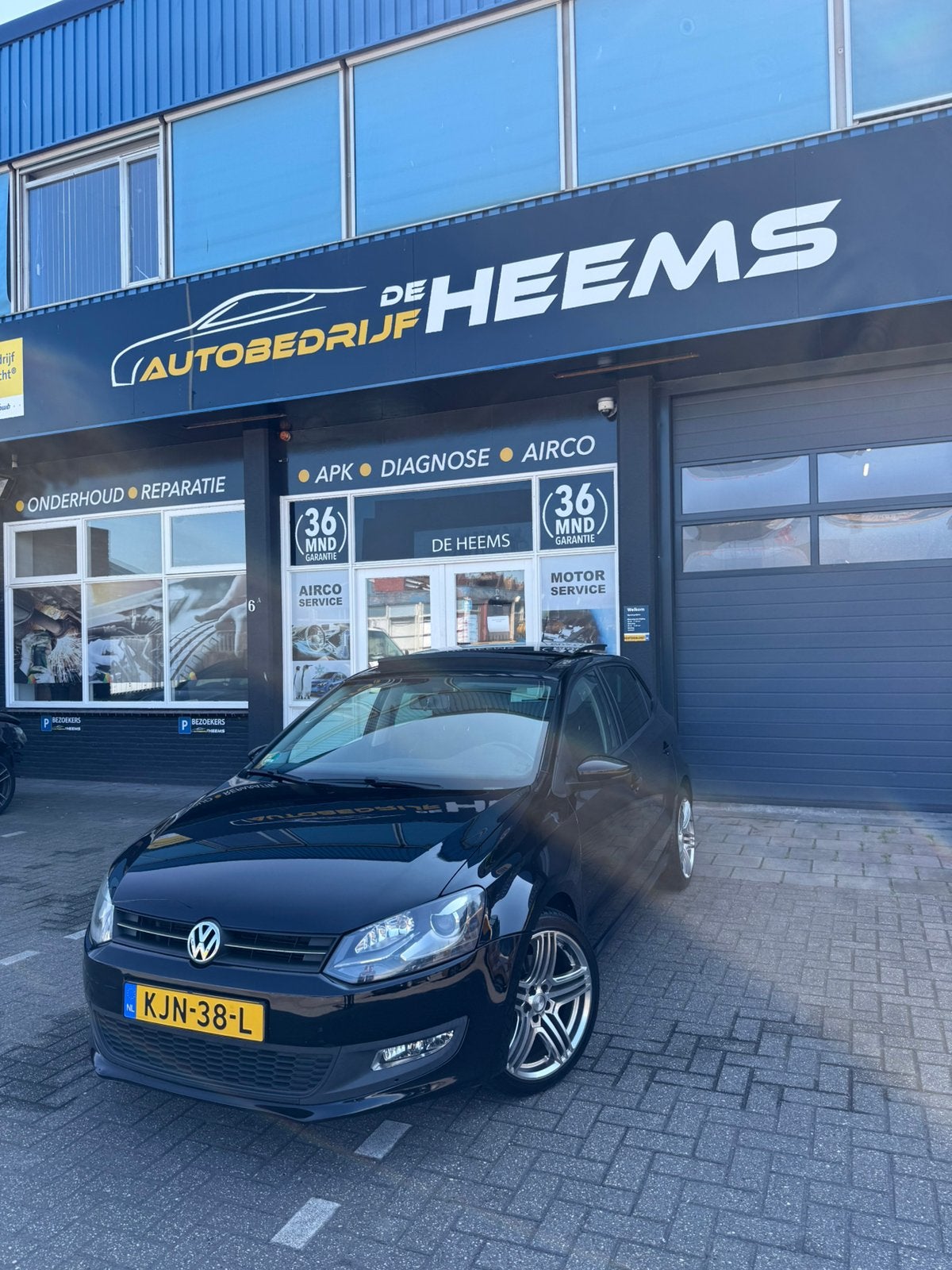 Volkswagen Polo 1.2 TSI 77KW 2013 Zwart/Pano/led, Auto's, Voorwielaandrijving, Euro 5, Zwart, Zwart