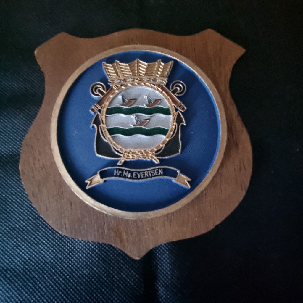 Wapenschildje Evertsen, Verzenden, Marine, Nederland, Embleem of Badge