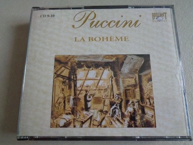 7x dubbel cd opera Puccini, Boheme,Tosca, Edgar, Turandot, Ophalen of Verzenden, Modernisme tot heden, Zo goed als nieuw, Opera of Operette