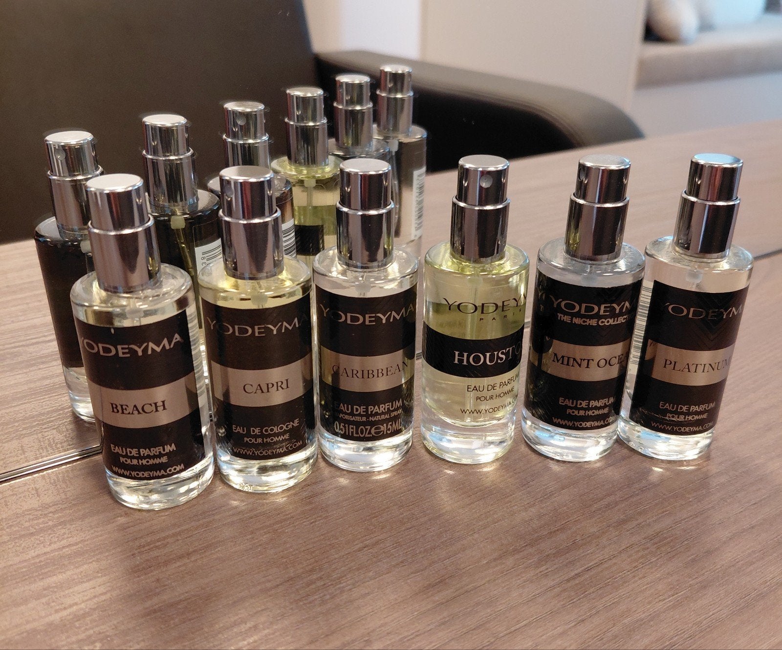Eau de parfum van Yodeyma heren 6 stuks 15 ml, Sieraden, Tassen en Uiterlijk, Ophalen of Verzenden, Nieuw