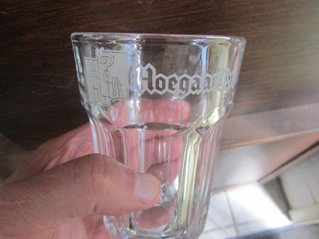 glas  DE KLUIS  HOEGAARDEN, Ophalen of Verzenden, Zo goed als nieuw, Glas of Glazen, Overige merken