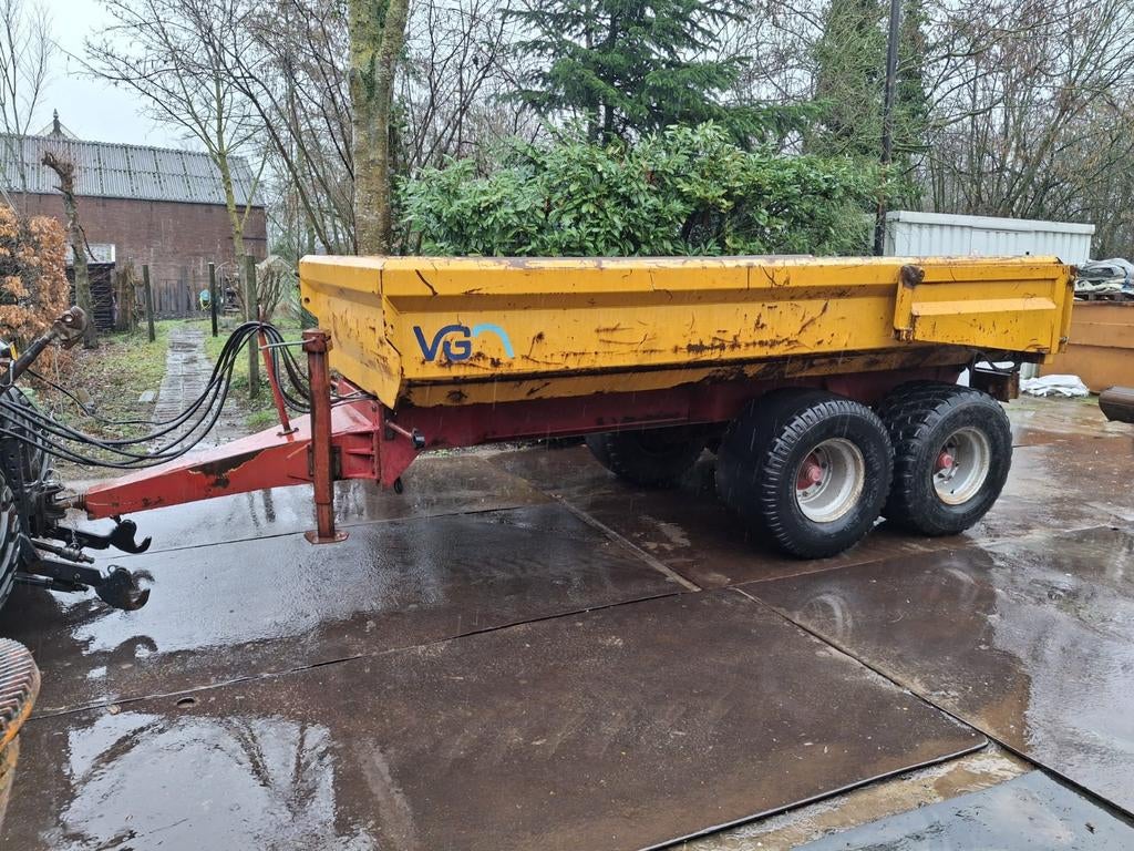 Dieplader kieper wieldumper beco 220 kipper mako vgm, Ophalen, Transport