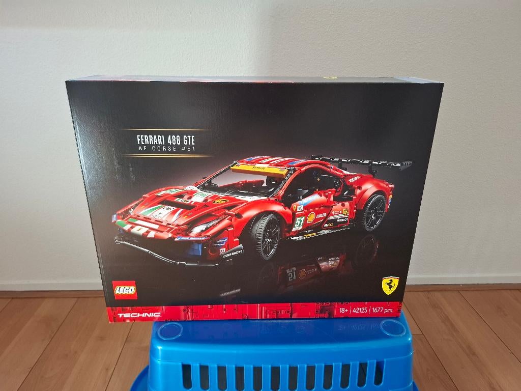 Lego Technic 42125 Ferrari 488 GTE Nieuw, Compleet, Lego, Nieuw, Ophalen of Verzenden