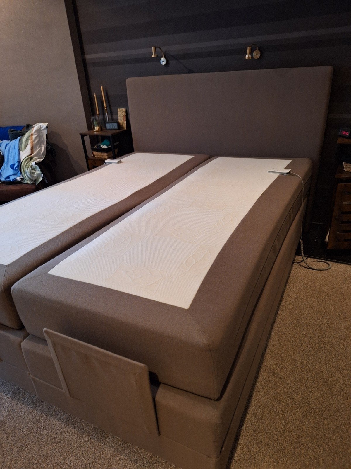 swiss-sense bed boxspring elektrisch verstelbaar, Ophalen, Tweepersoons, 210 cm, 80 cm