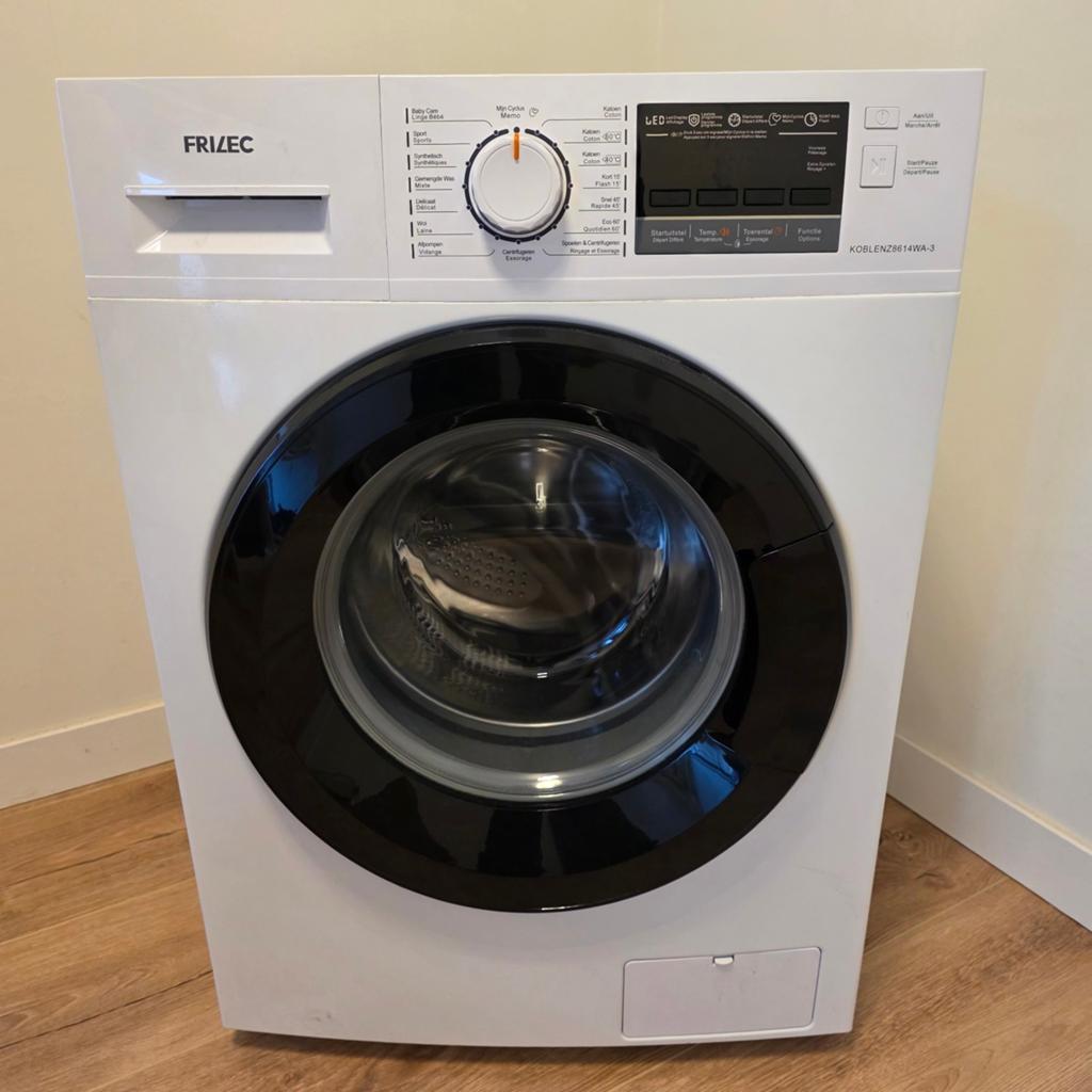 Frizec Voorlader Wasmachine - Zo goed als nieuw, Witgoed en Apparatuur, Ophalen of Verzenden, Zo goed als nieuw, Voorlader, 85 tot 90 cm
