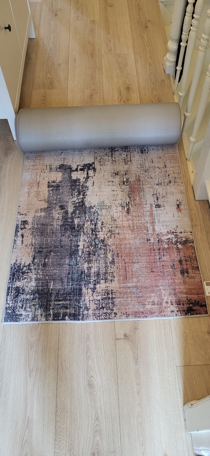 Fraai Domingo Grunge Buitenkleed - Terra/Crème 80x350cm, Ophalen, Modern, Grunge, 200 cm of meer, 50 tot 100 cm