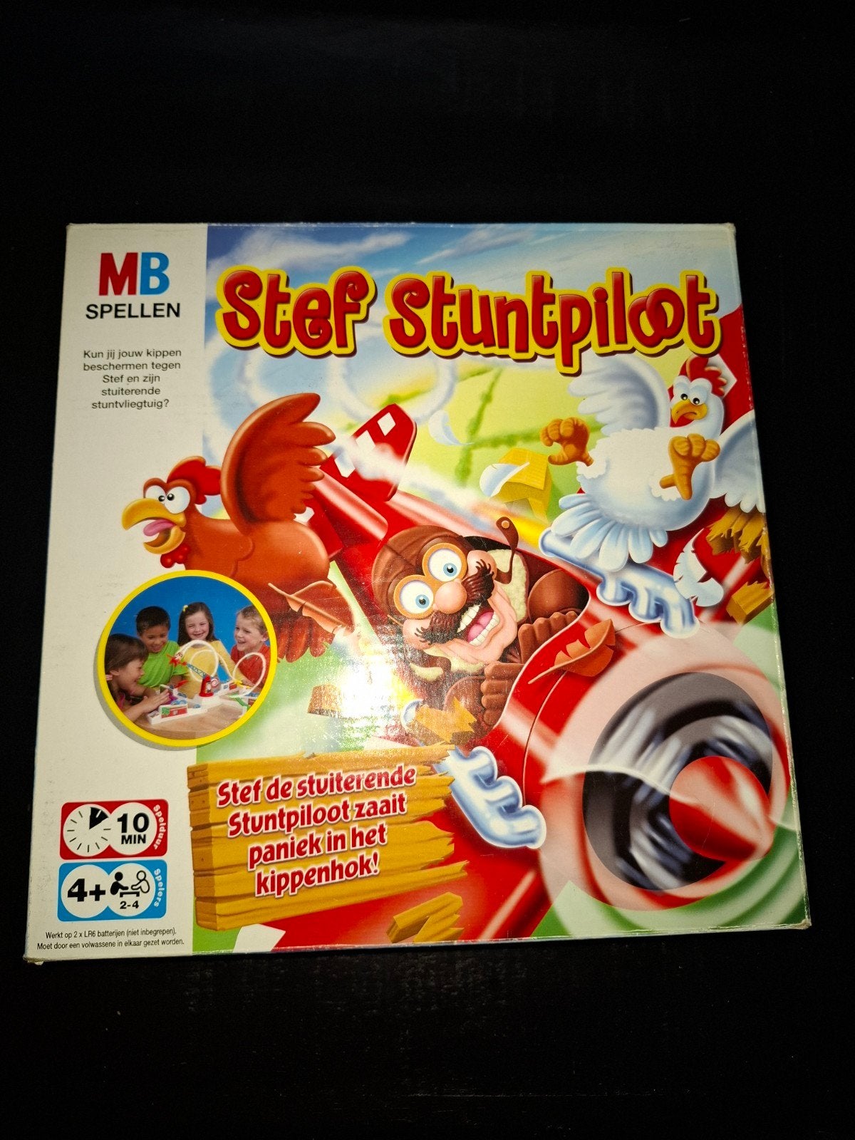 Stef stuntpiloot, Een of twee spelers, Ophalen of Verzenden, Gebruikt, MB spellen