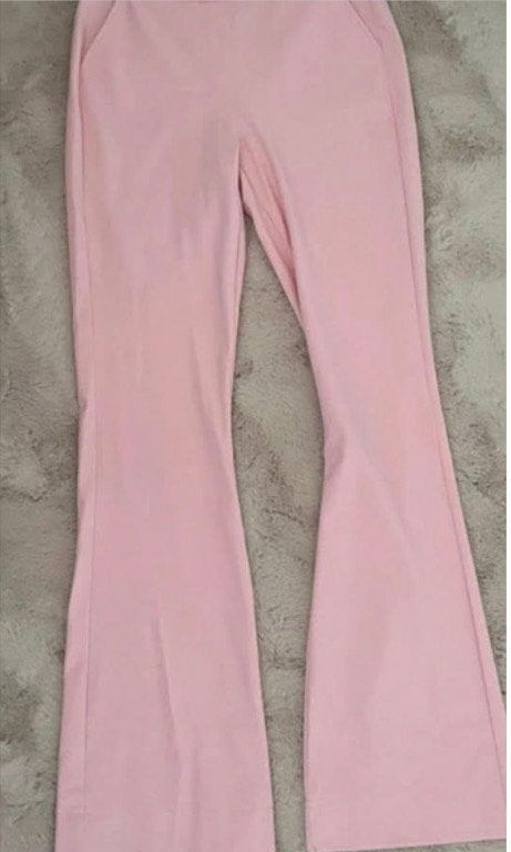 Studio Anneloes flaired bonded broek, maat L. Licht roze, Kleding | Dames, Broeken en Pantalons, Maat 42/44 (L), Ophalen of Verzenden