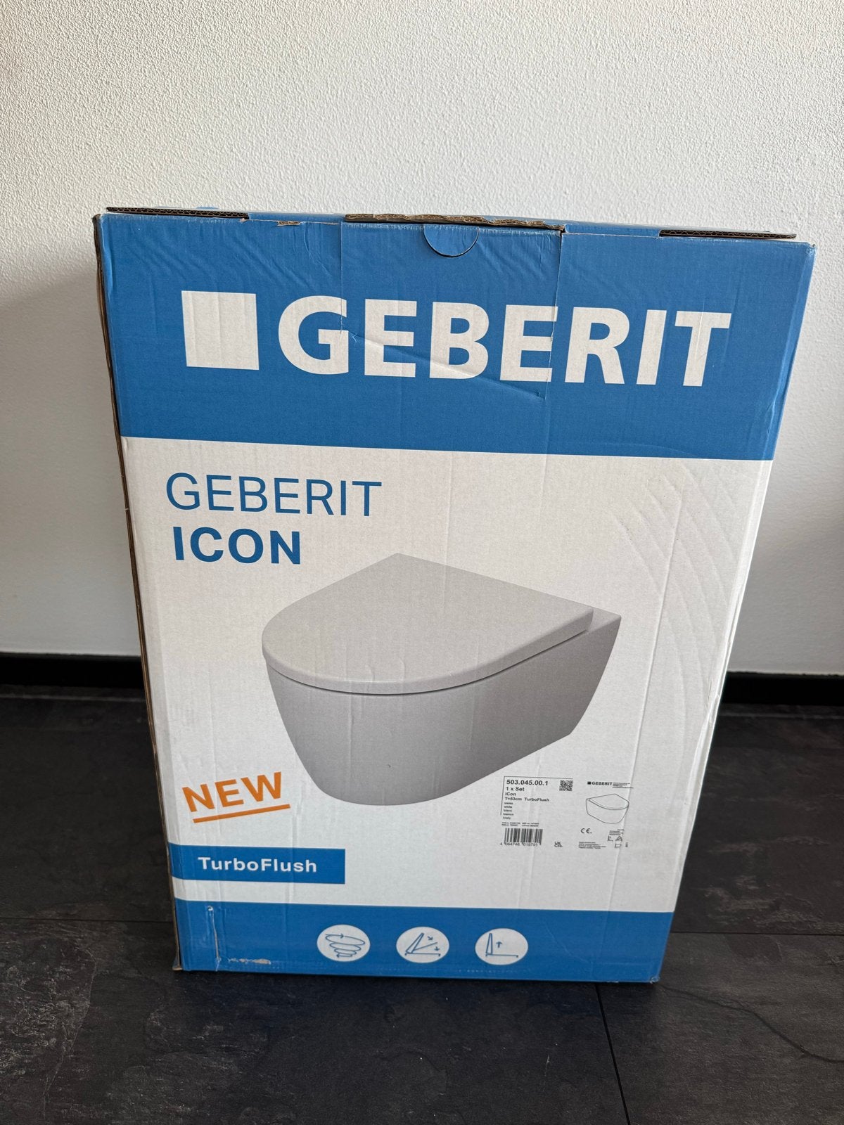 Geberit Icon TurboFlush wandcloset - Nieuw in doos, Ophalen, Nieuw