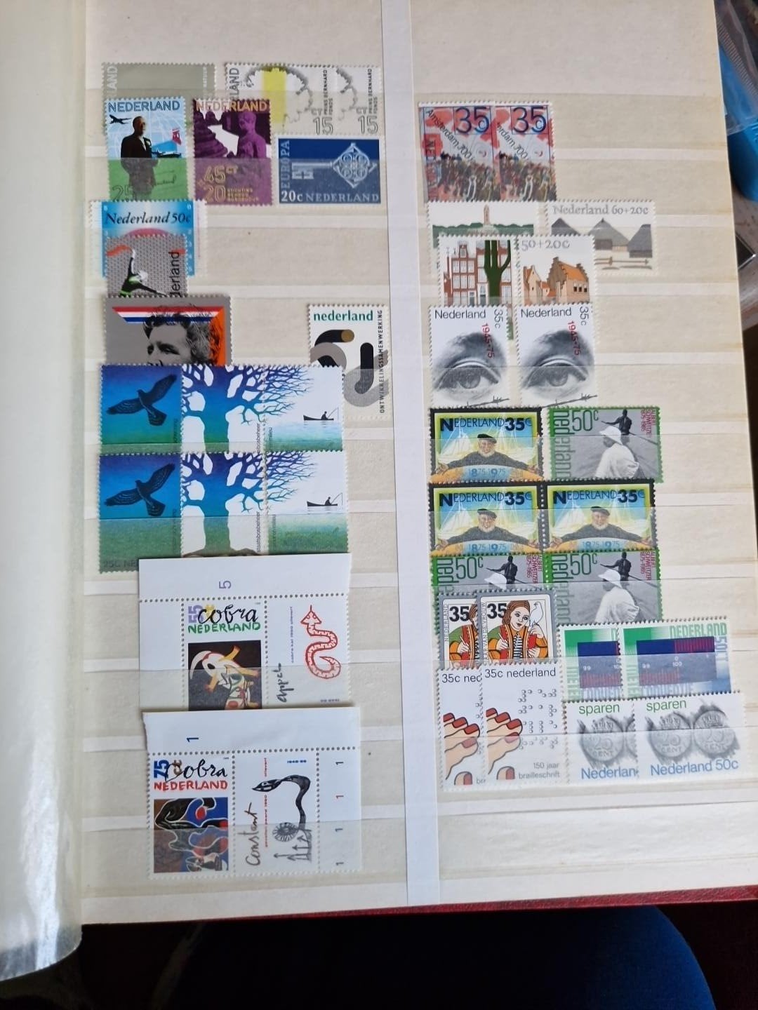 Grote verzameling postzegels in album - diverse landen, Ophalen of Verzenden, Gestempeld, Postzegelboek, Gestempeld