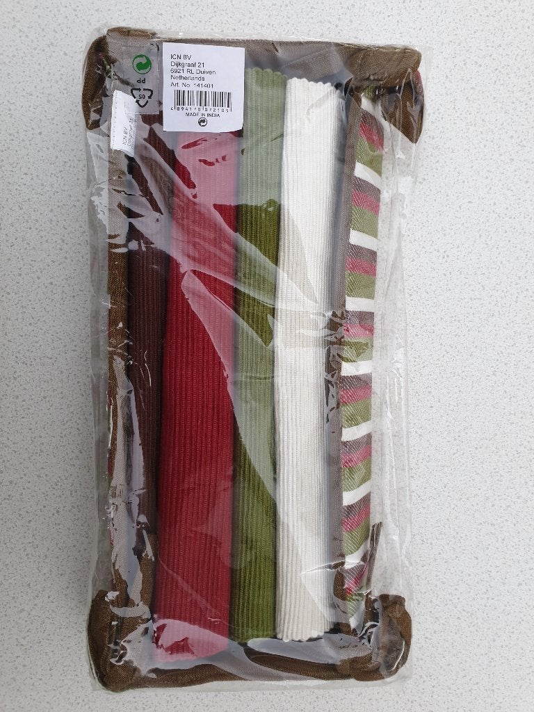 4 Placemats set (Nieuw), Ophalen, Placemat, Nieuw