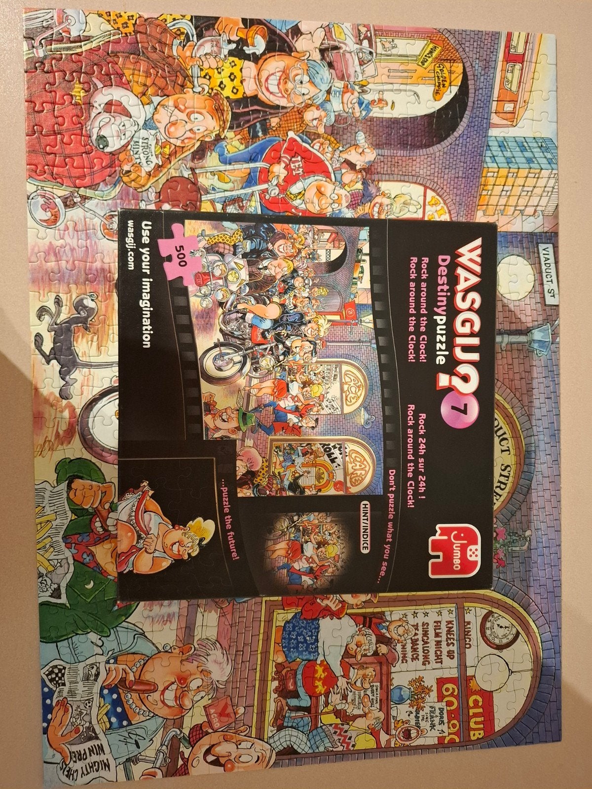 Wasgij destiny puzzel nr 7 (ruilen mag), Ophalen, 500 t/m 1500 stukjes, Zo goed als nieuw, Legpuzzel