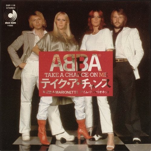 ABBA - Take A Chance On Me (Japan 1978), 7 inch, Ophalen of Verzenden, Zo goed als nieuw, Pop