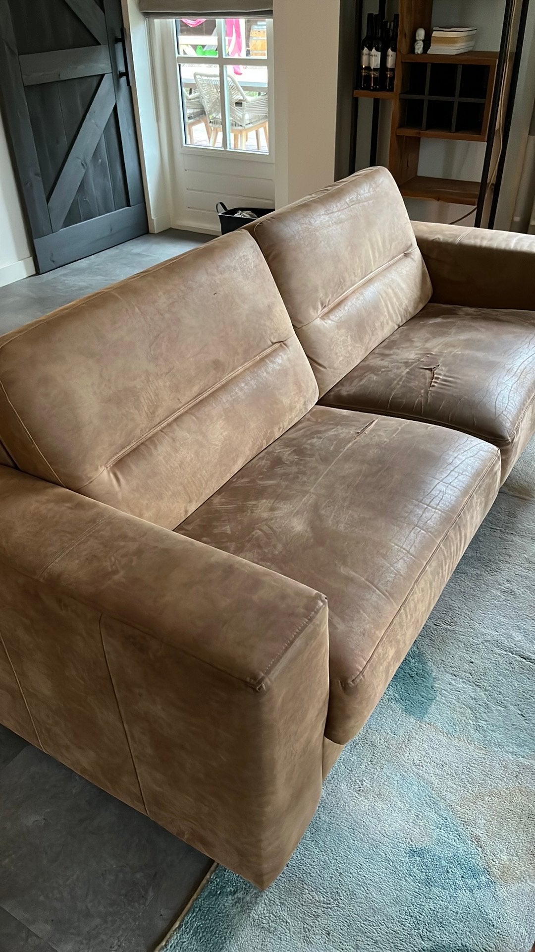 Bank drie zits, Ophalen, Gebruikt, Driepersoons, 200 tot 250 cm