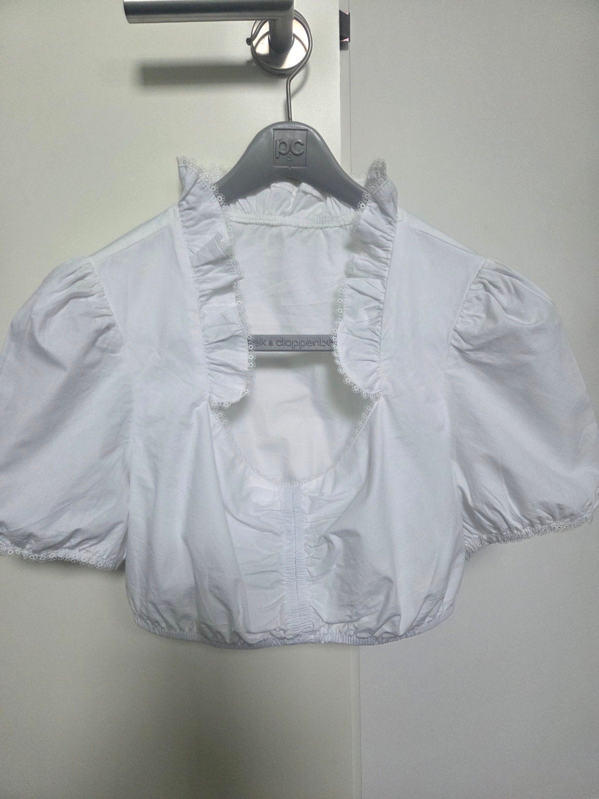 Dirndl blouse wit, Ophalen of Verzenden, Zo goed als nieuw, Overige thema's
