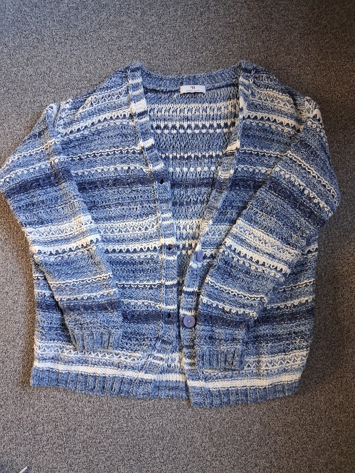 blauw vest van Peter Hahn, Blauw, Maat 42/44 (L), Nieuw, Ophalen of Verzenden