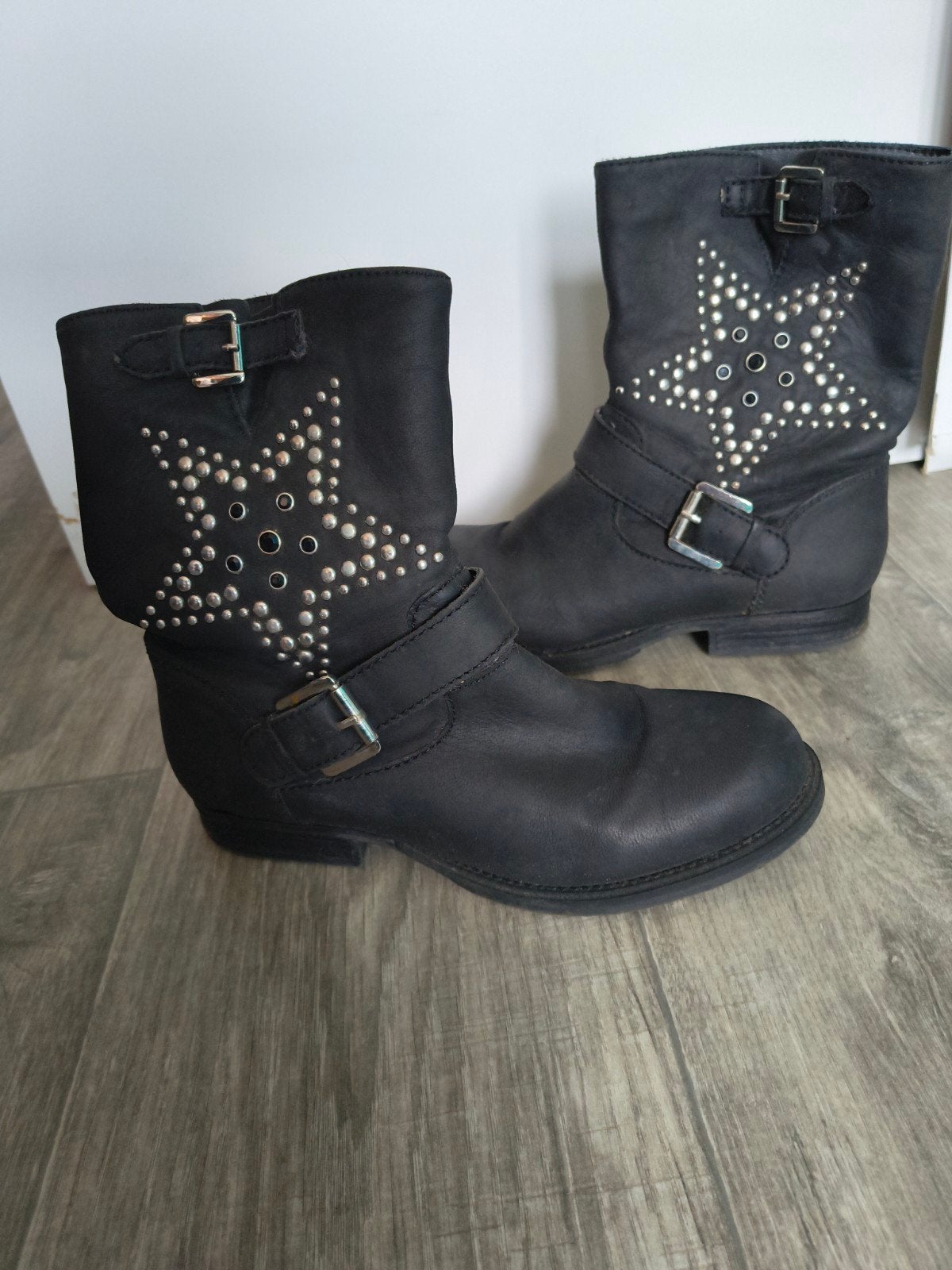 Spm boots maat 38, Ophalen of Verzenden, Zo goed als nieuw, Zwart