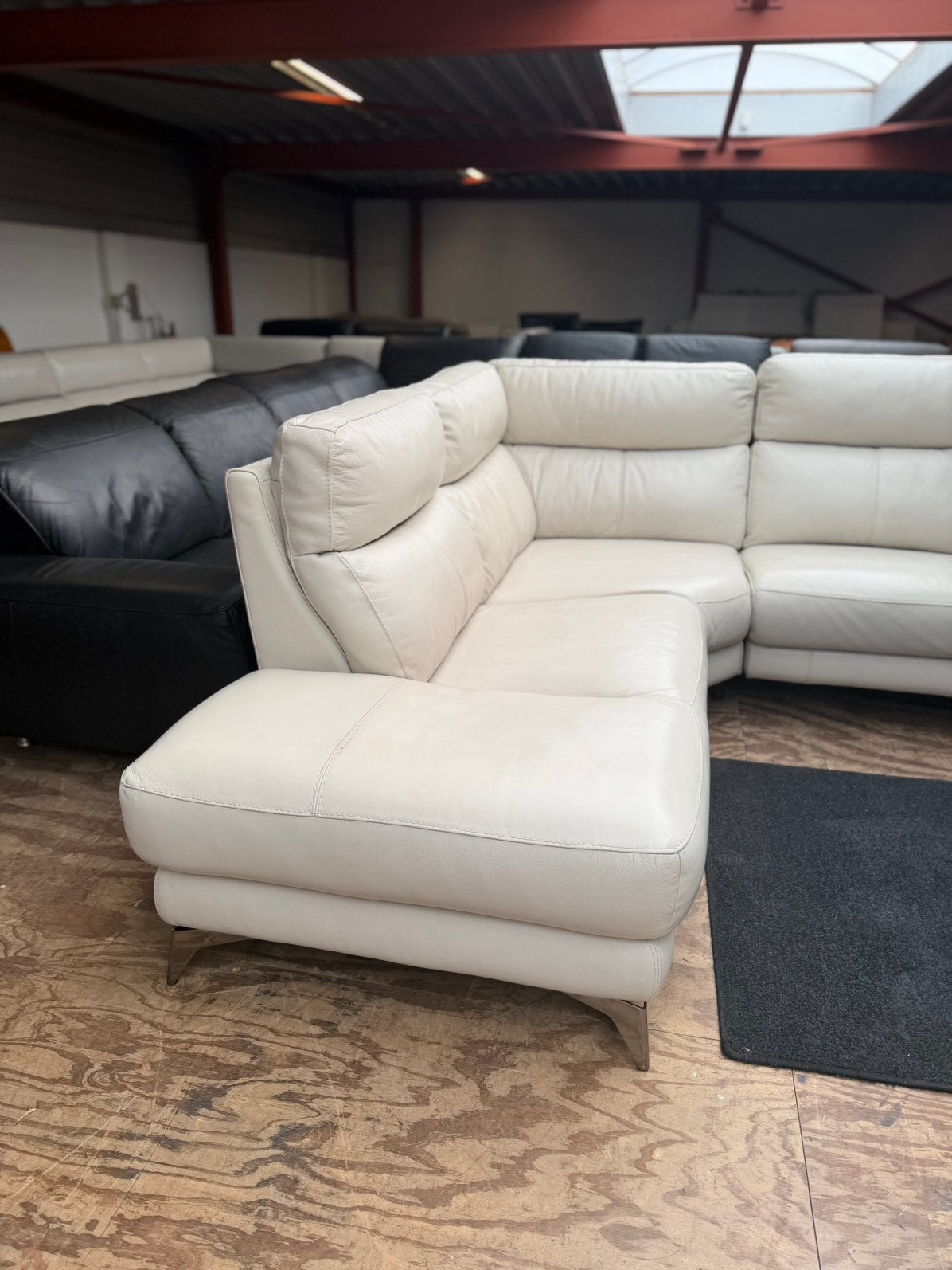 Leren hoekbank relax crème wit design bankstel Z.G.A.N., 2871SK, Verzenden, Design, Mariansoliak8@gmail.com