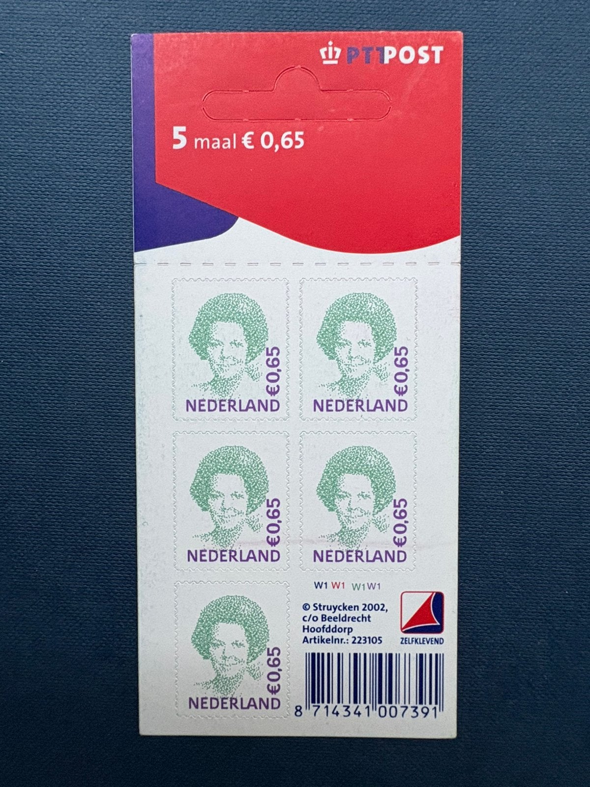Twee hangboekjes met misdruk, Ophalen of Verzenden, Na 1940, Postfris
