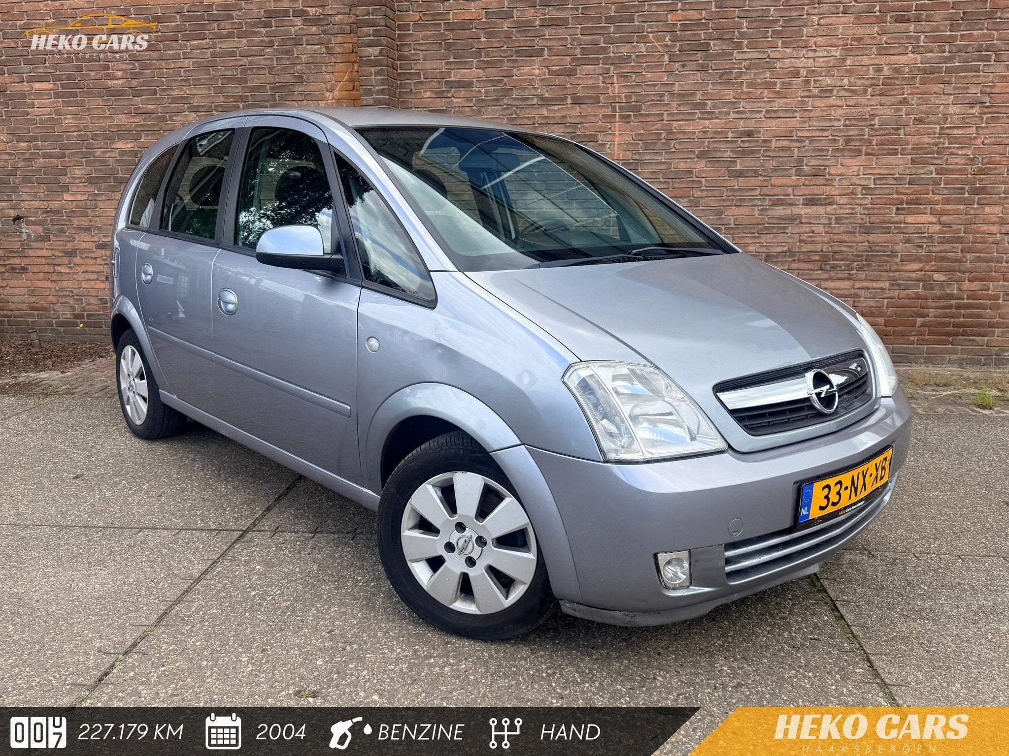 Opel Meriva 1.6-16V Cosmo·Airco·Elek.ramen·Trekhaak·LM v, Gebruikt, 4 cilinders, 100 pk, Origineel Nederlands