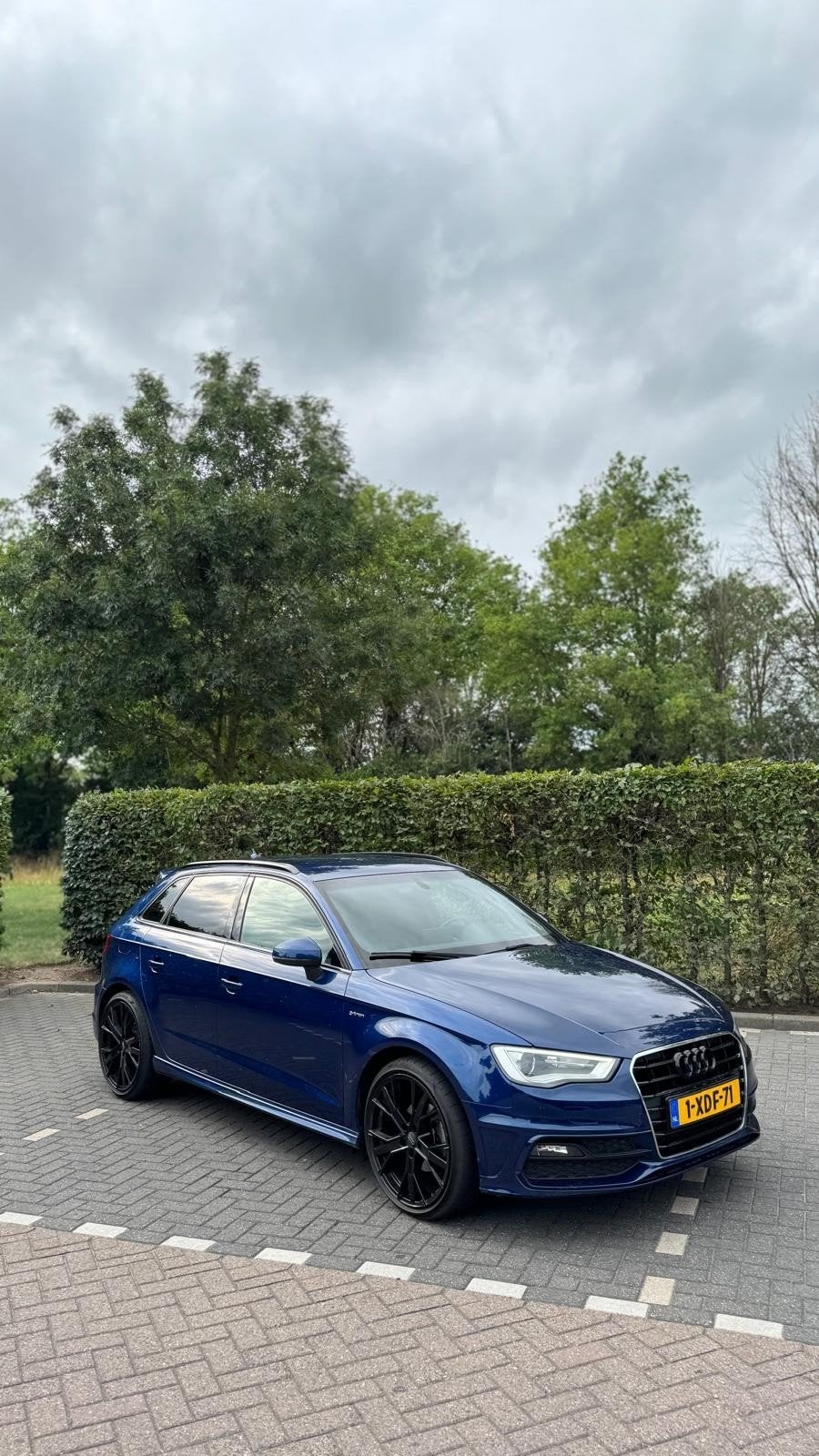 Audi A3 1.4TFSI G-tron 81KW SB S-tro 2014 Blauw, Auto's, Audi, Zwart, 4 cilinders, Blauw, 1395 cc