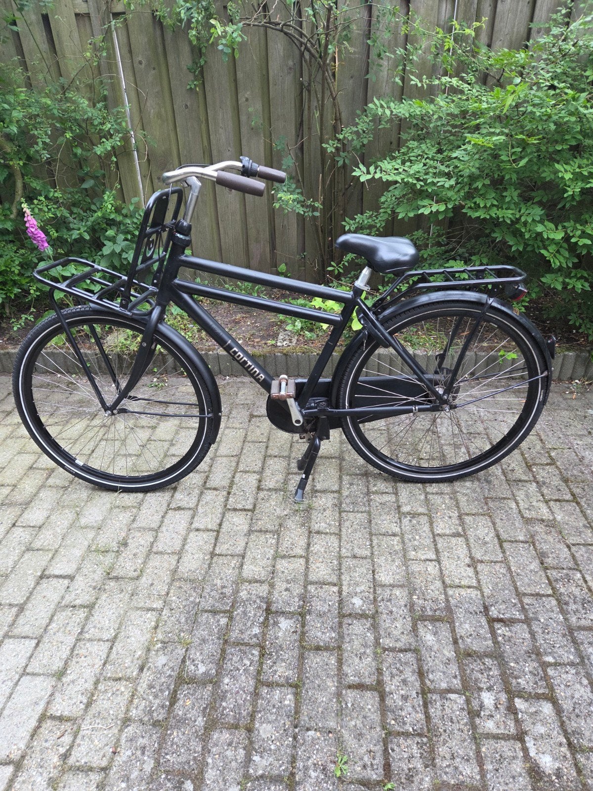 Cortina U4 28 inch 51 cm frame, Fietsen en Brommers, Fietsen | Jongens, Terugtraprem, Gebruikt, Cortina U4 transportfiets, Versnellingen