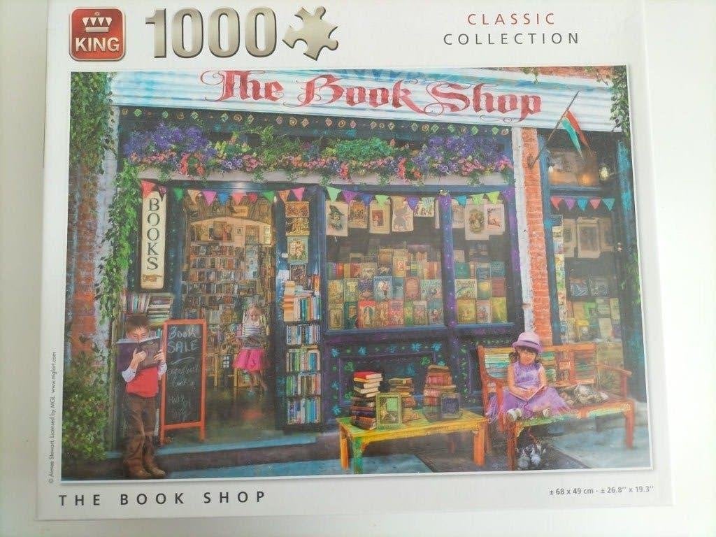 King puzzel (the book shop - classic collection), Ophalen, 500 t/m 1500 stukjes, Zo goed als nieuw, Legpuzzel