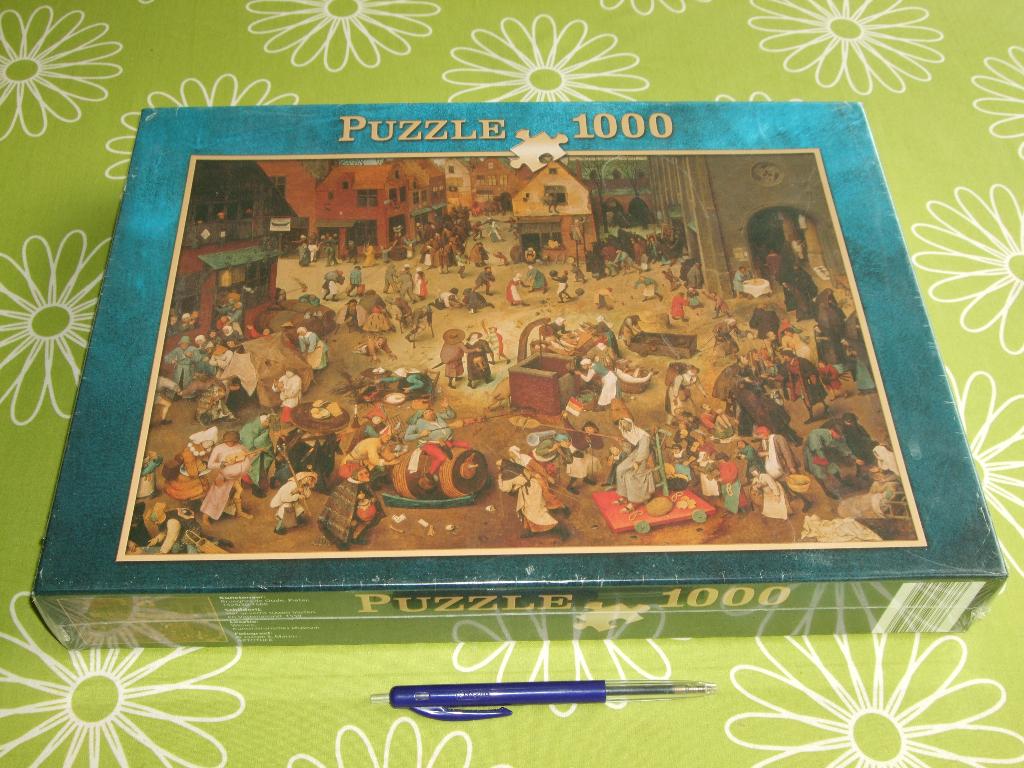 Nieuw in seal: Het gevecht tussen Vasten en Vastenavond 1000, Ophalen of Verzenden, 500 t/m 1500 stukjes, Nieuw, Legpuzzel