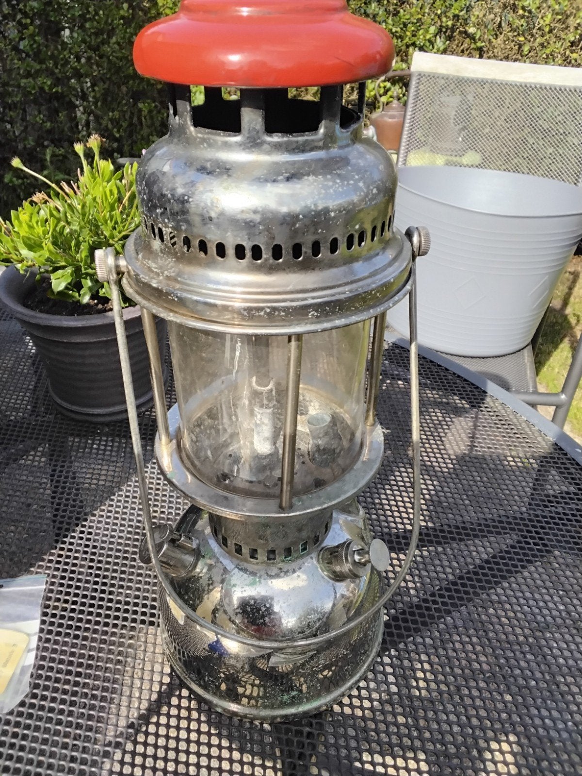 Optimus druklampen 1350/350 CP, van Deens leger 2 stuks., Ophalen