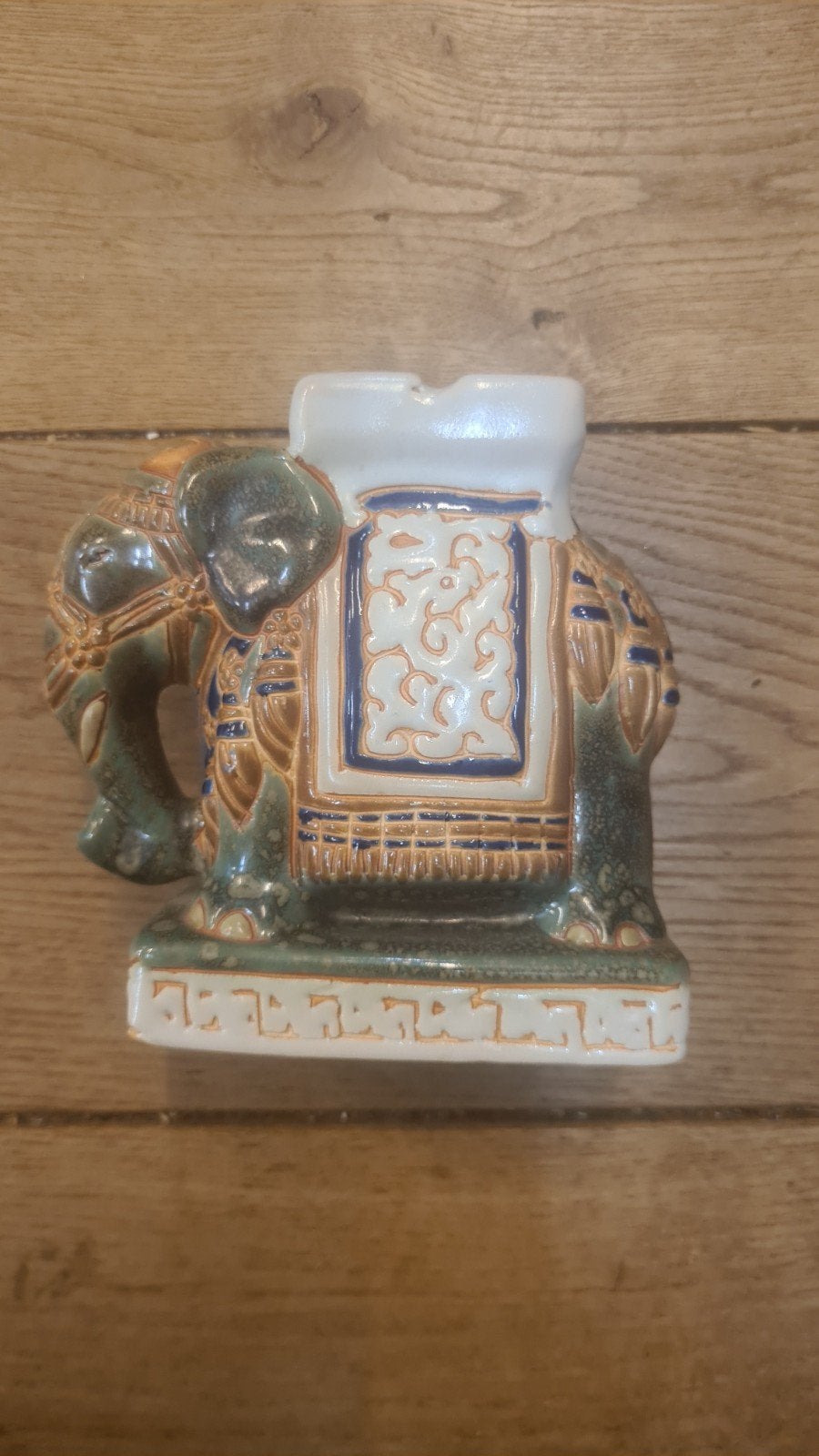 Vintage Chinoiserie Olifant Asbak - Hollywood Regency, Ophalen of Verzenden