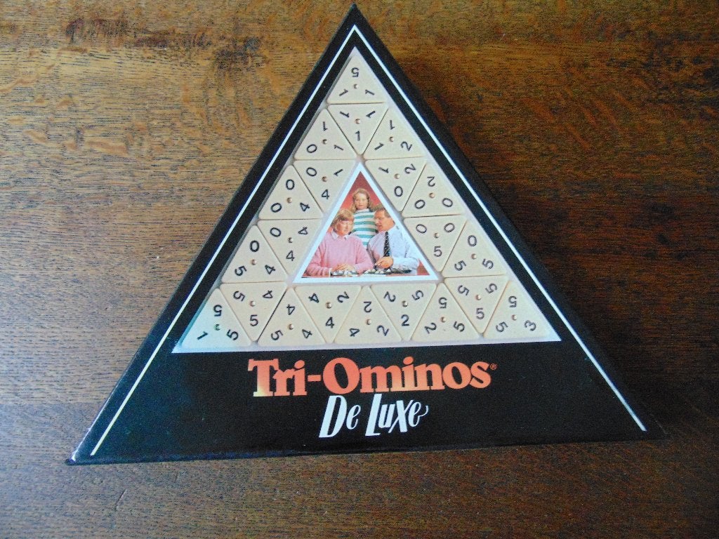 Triominos de Luxe, Een of twee spelers, Ophalen of Verzenden, Gebruikt, Goliath