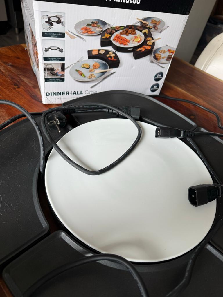 Princess Dinner4All Circle Raclette Gourmetstel, Ophalen of Verzenden, Zo goed als nieuw