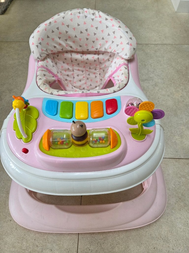Roze Baby Loopwagentje, Ophalen, Zo goed als nieuw, Meisje