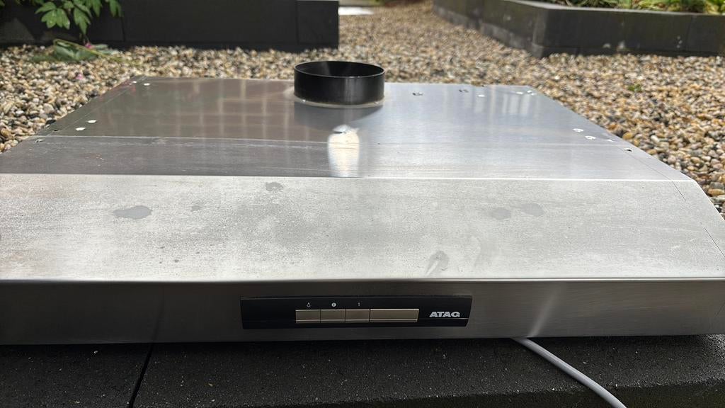 Atag afzuigkap, Tuin en Terras, Tuintafels, Ophalen of Verzenden, Zo goed als nieuw, Rechthoekig, Hout