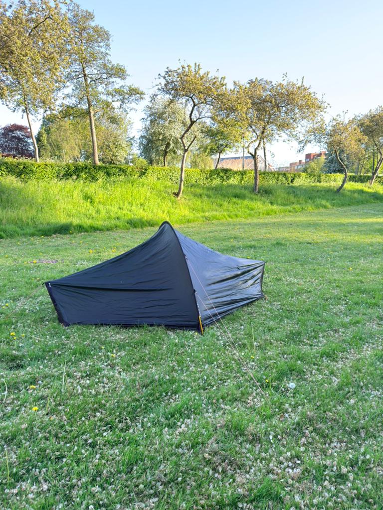 Hilleberg Enan lichtgewicht tent  groen,incl footprint, Ophalen of Verzenden, Zo goed als nieuw, Overige typen