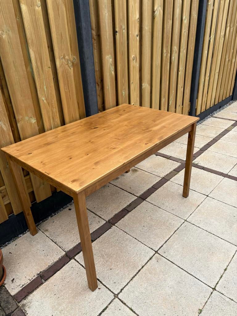 Houten eettafel / tuintafel, Huis en Inrichting, Ophalen, Gebruikt, 100 tot 150 cm, 50 tot 100 cm