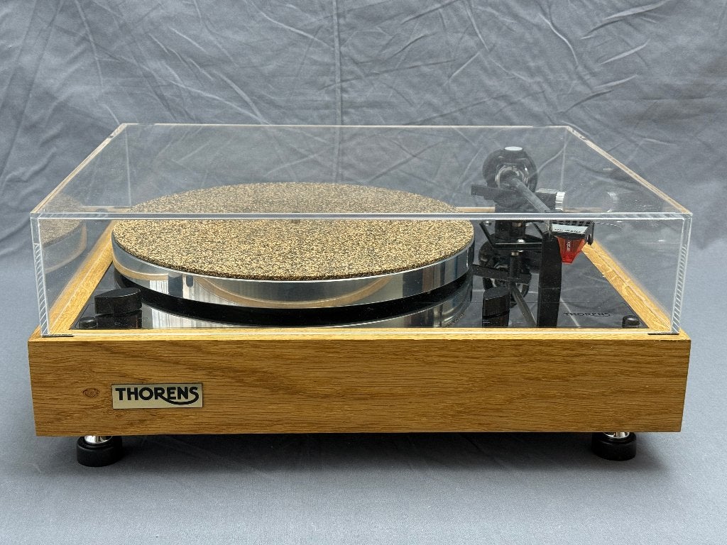 Thorens TD-160 Eiken met Ortofon 2M Bronze, Ophalen, Zo goed als nieuw, Platenspeler, Thorens
