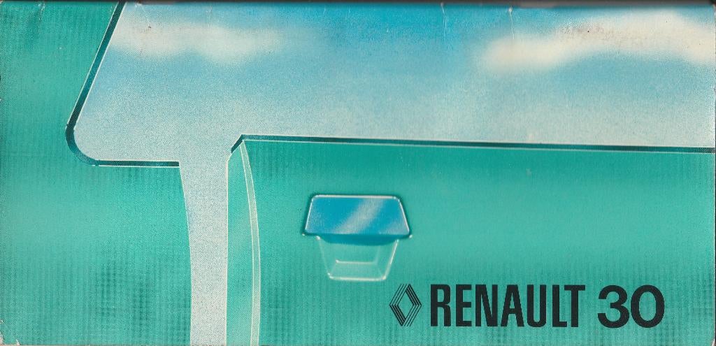 Renault 30 instructieboek handleiding handboek, Verzenden