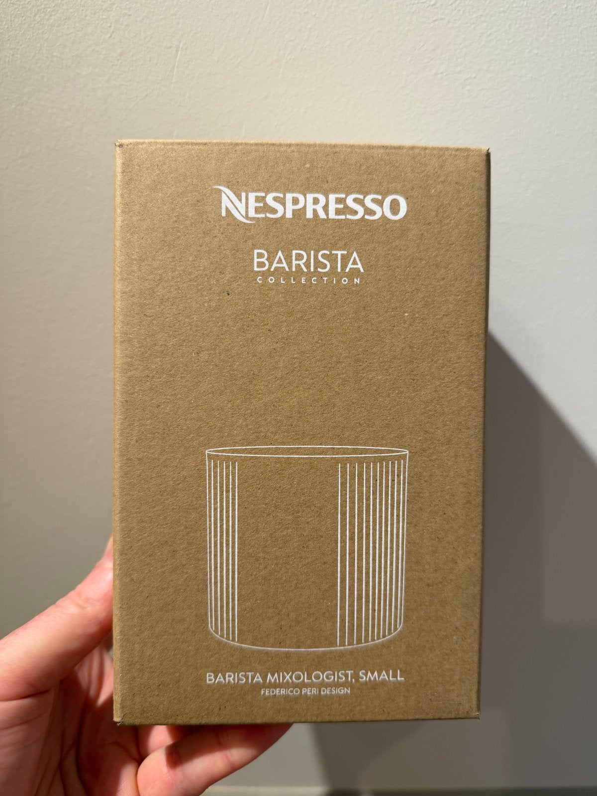 Nespresso Barista Collection Mixologist Glazen (2 stuks), Nieuw, Ophalen of Verzenden, Overige merken, Glas