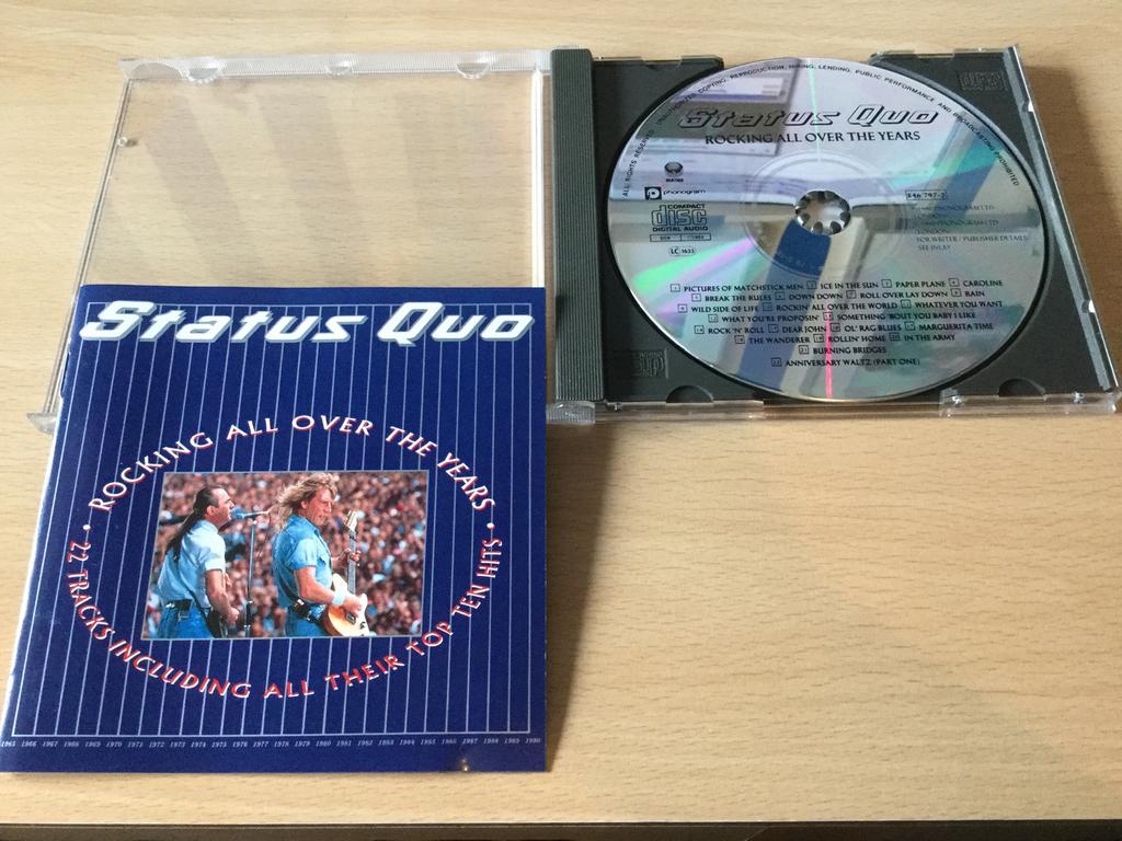 Status Quo-Rocking all over the world. Top verzamelalbum., Cd's en Dvd's, Ophalen of Verzenden, Zo goed als nieuw, Poprock