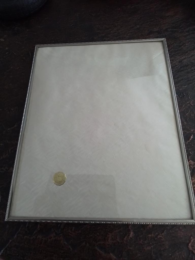 Grote Vintage Foto lijst,bol glas, Minder dan 50 cm, Ophalen of Verzenden, Zo goed als nieuw, Minder dan 50 cm