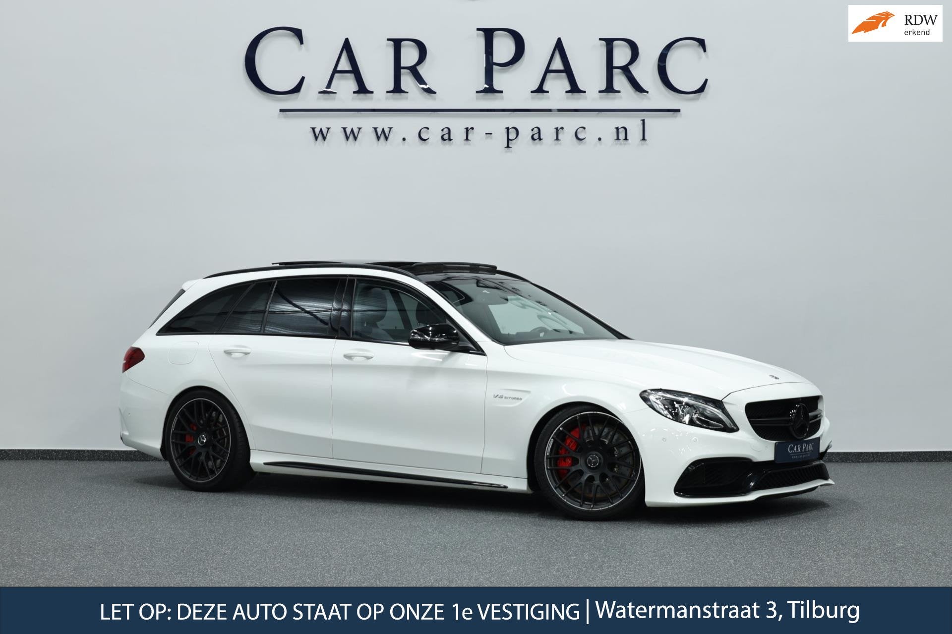 Mercedes-Benz C-klasse Estate AMG 63 S 510+PK LED/SFEER/PANO, Automaat, Dealer onderhouden, Achterwielaandrijving, Gebruikt