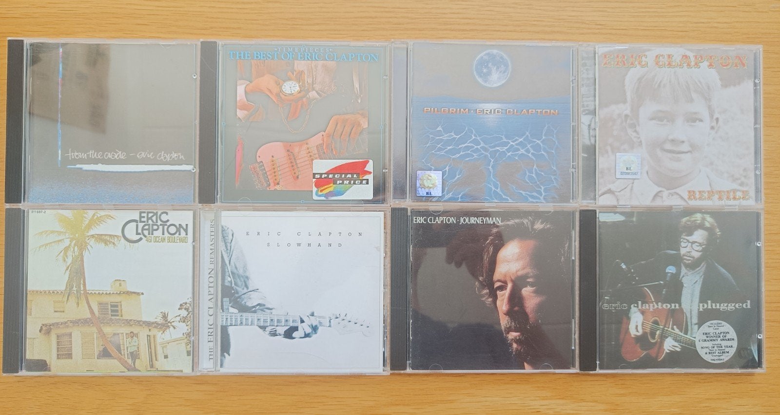 8X Eric Clapton CD, Rock, Gebruikt, Ophalen of Verzenden, Inclusief doosje