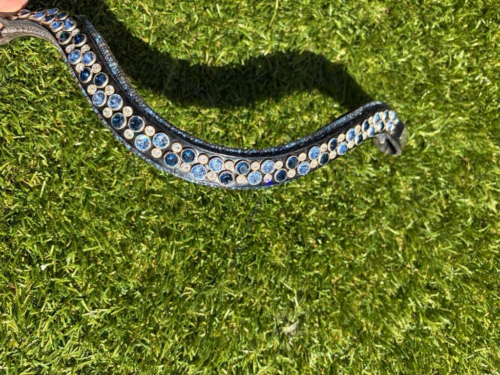Zizi horse desing maat pony frontriem en neusriem, Dieren en Toebehoren, Paarden en Pony's | Hoofdstellen en Tuigage, Ophalen of Verzenden
