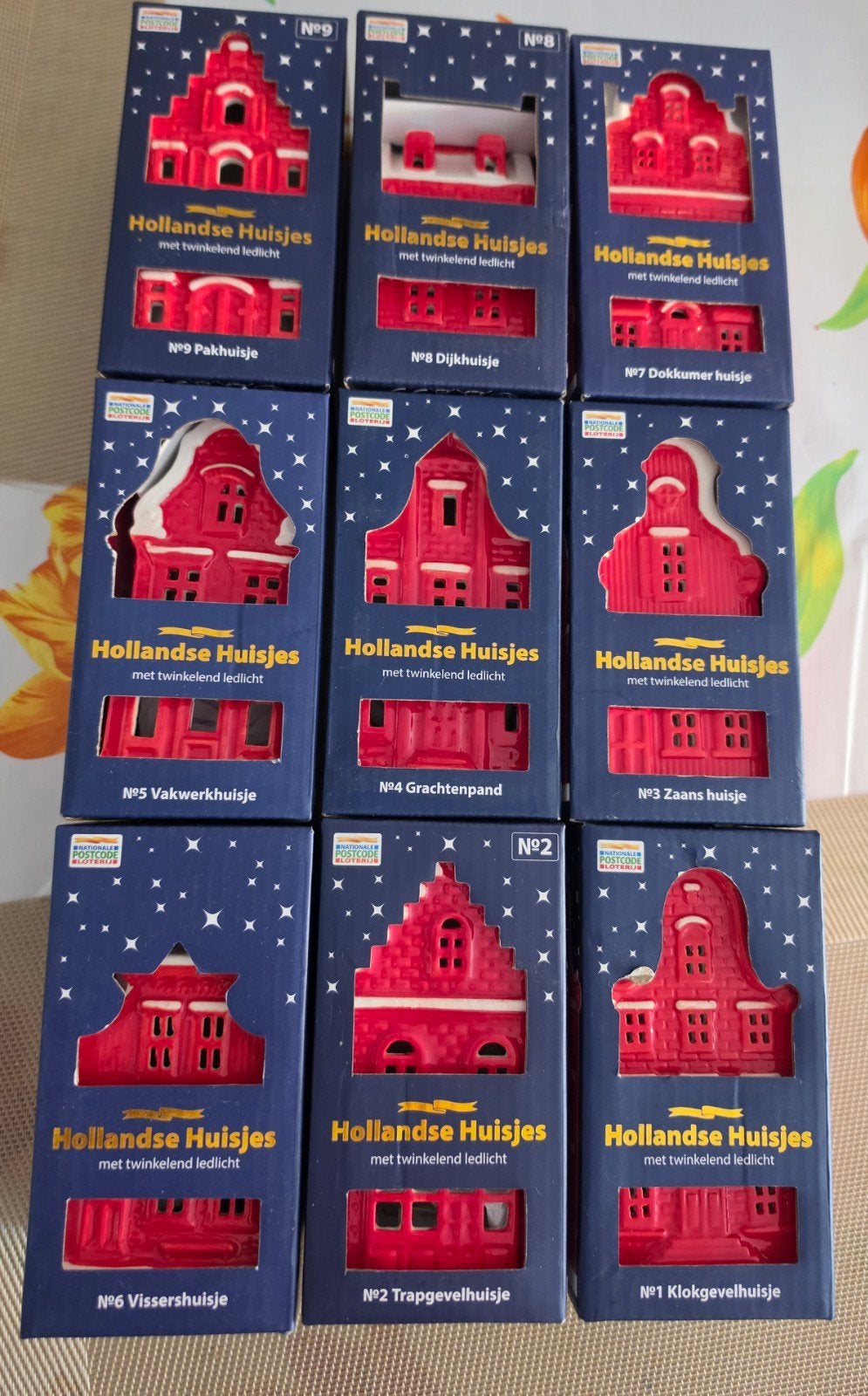 Hollandse Huisjes met twinkelend ledlicht - Complete set, Ophalen of Verzenden, Nieuw